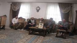 دیدار با خانواده معظم شهید، اداره ایثارگران سازمان جهادکشاورزی استان قزوین